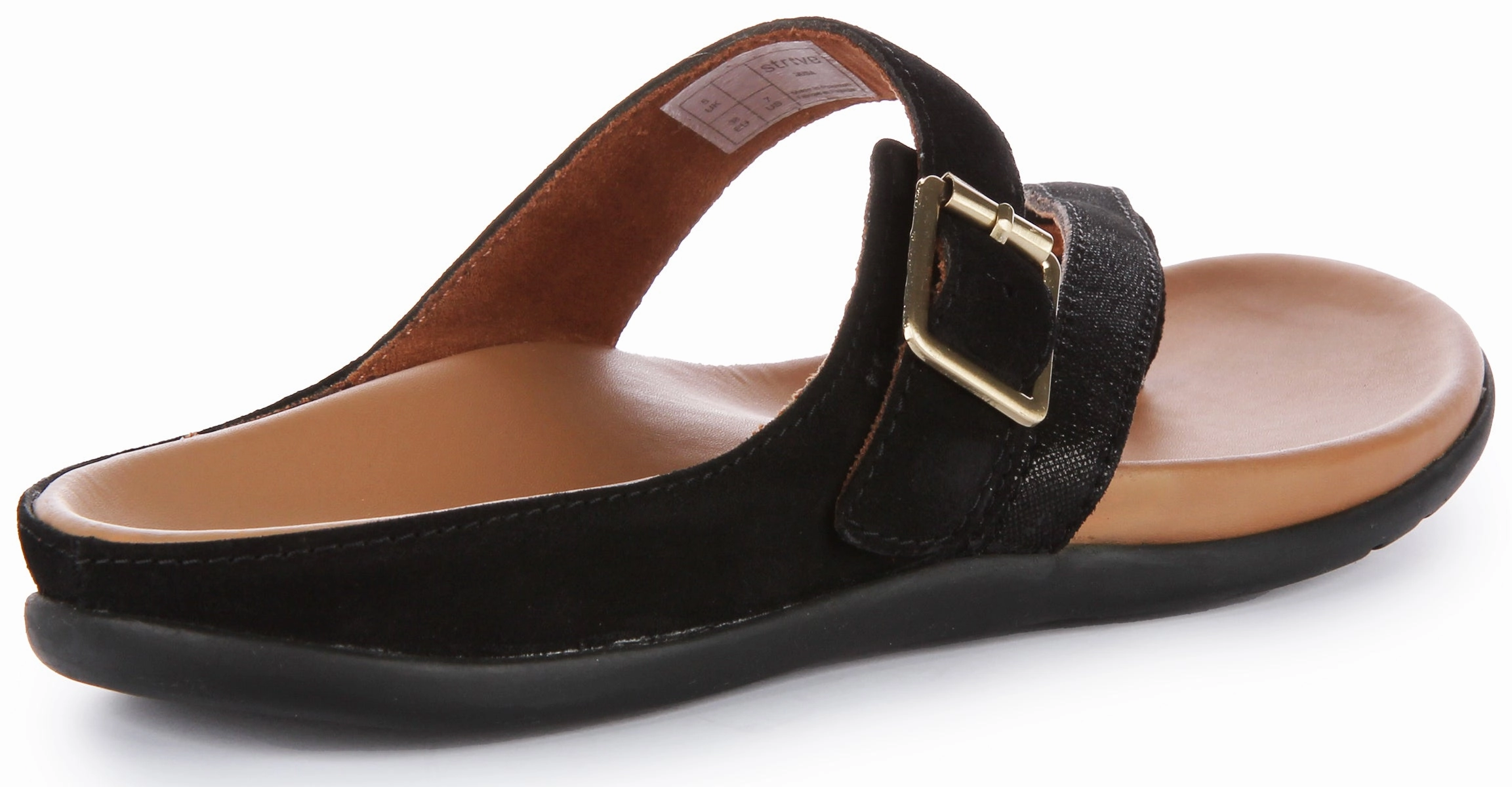 Strive Nusa In Black Shiny For Women Relax Step