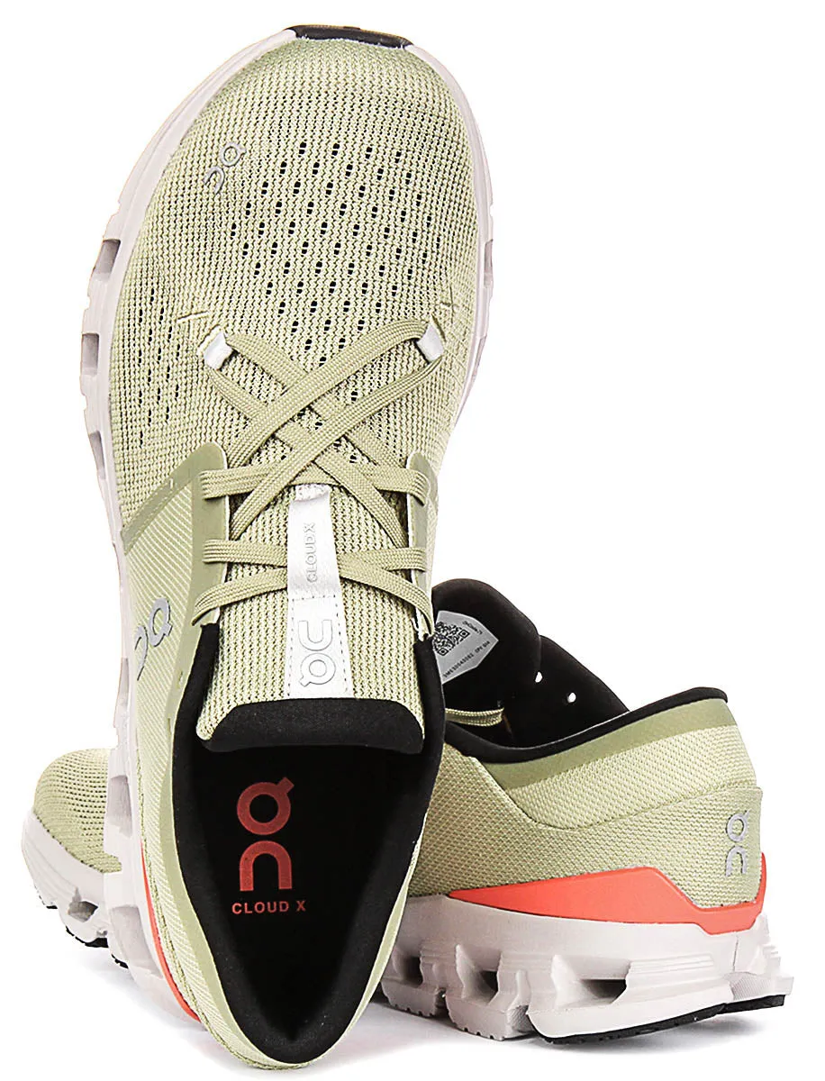 Strong Hold On Running Cloud X 4 In Green For Men