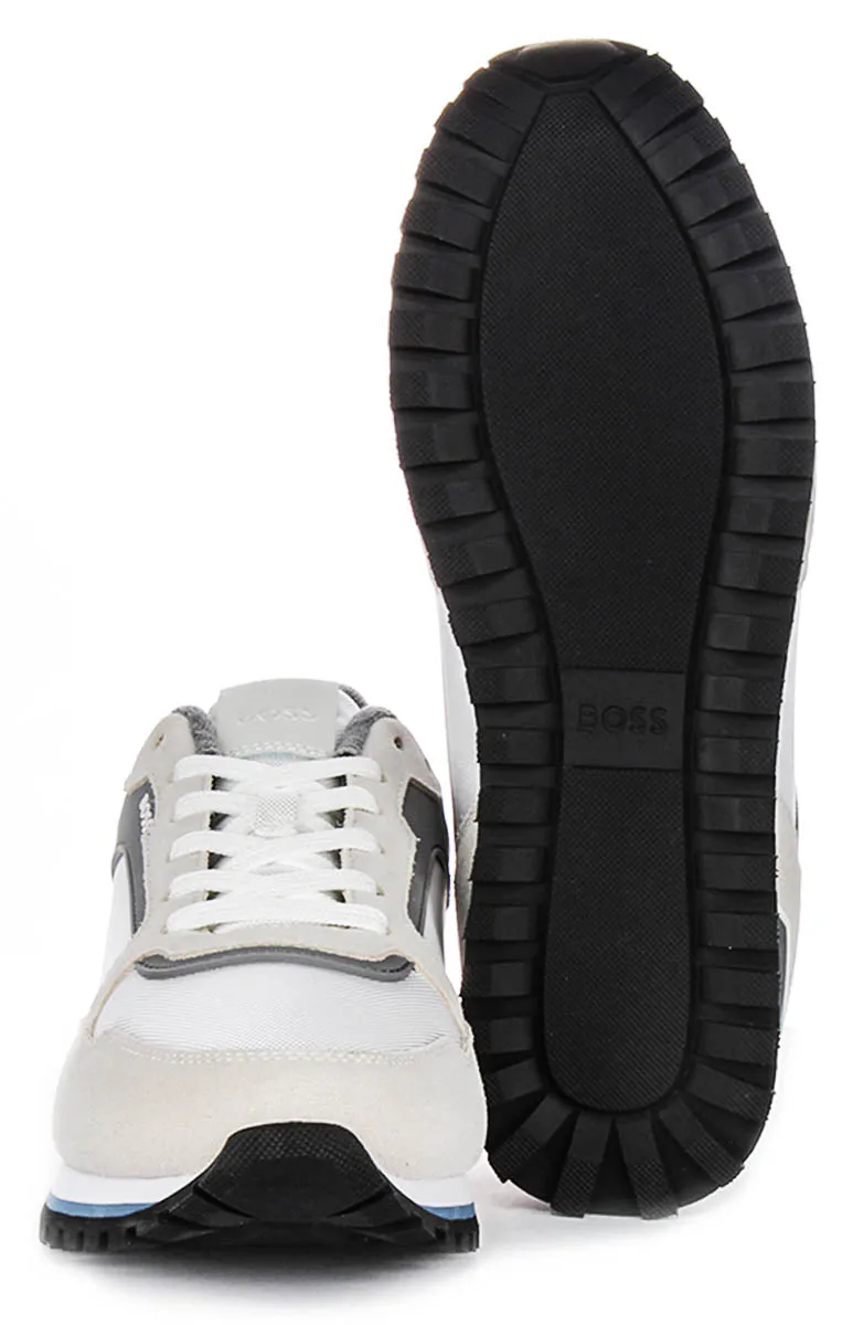 Strong Sole Boss Parkour L Runn In White Grey For Men