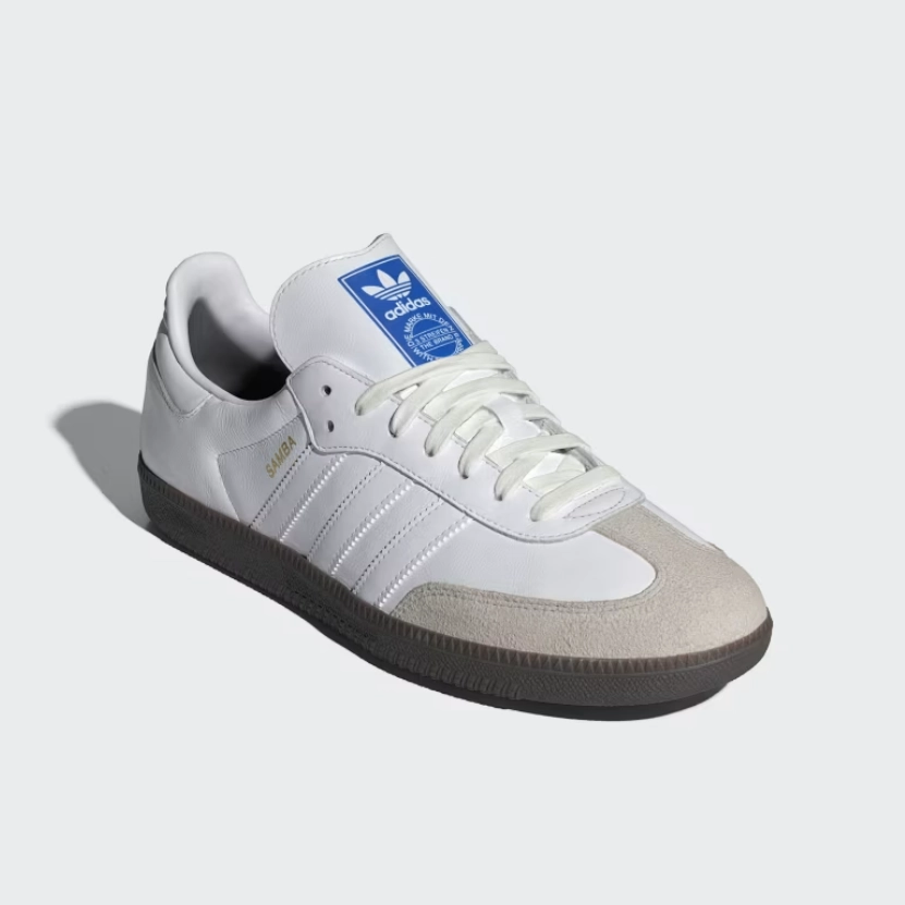 Strong Grip Force adidas - Samba OG - Cloud White/Gum - Unisex [IE3439]