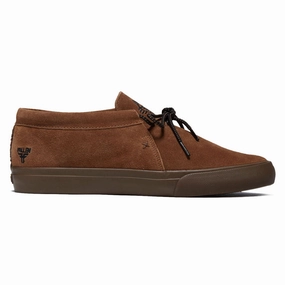 Simple Wear Comfort Style Fallen Apache Tommy Sandoval Shoes - Brown/Brown