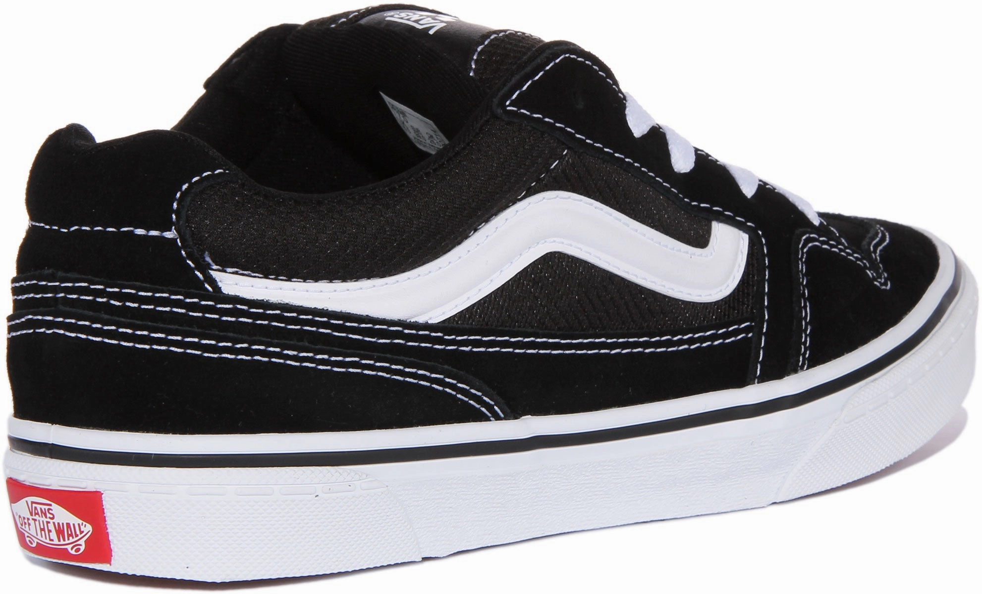 Strong Sole Vans Caldrone In Black White For Women