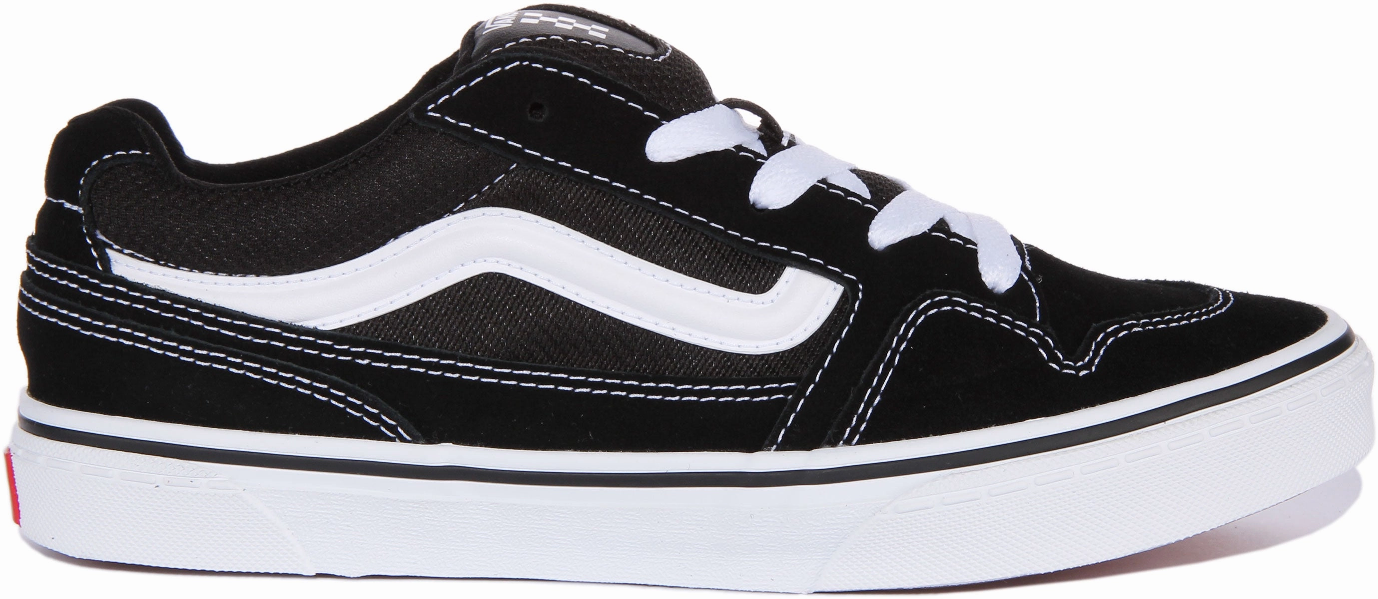 Strong Sole Vans Caldrone In Black White For Women