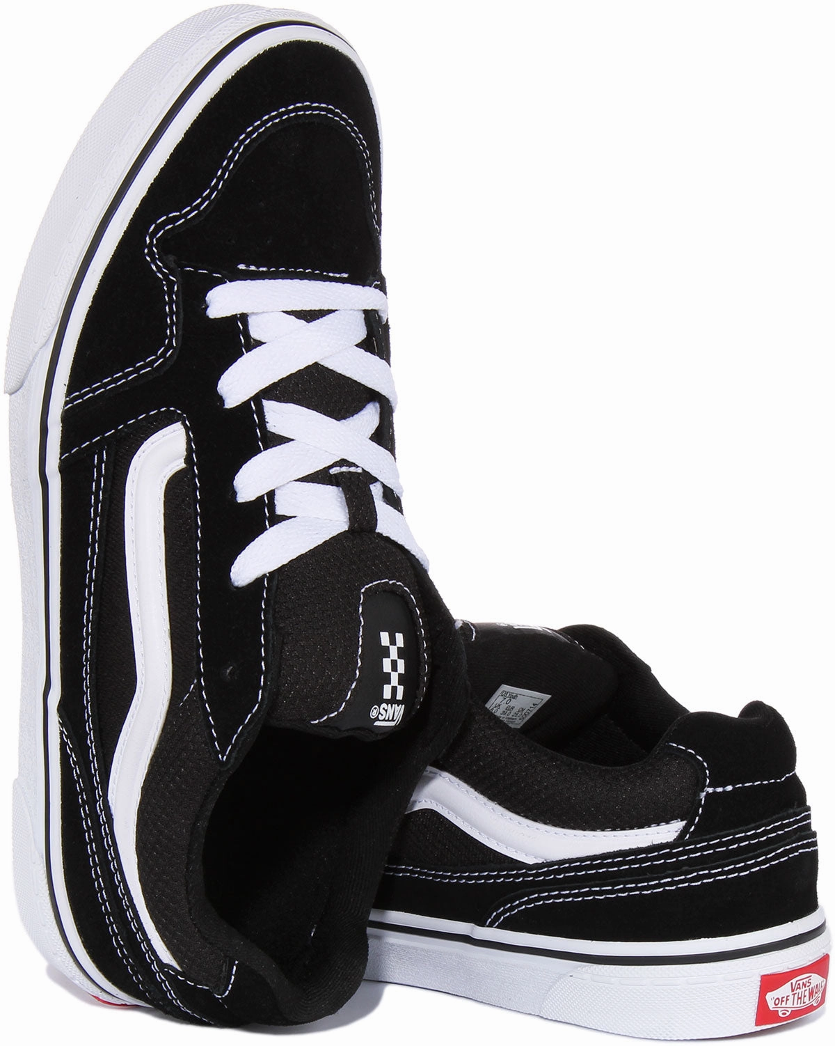 Strong Sole Vans Caldrone In Black White For Women