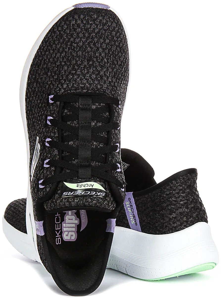 Structured Hold Skechers Arch Fit 2.0 Good Energy In Black Lavender