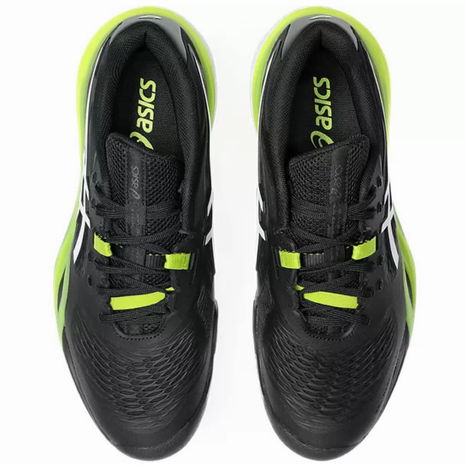 Structured wear Asics Gel Resolution X Hard Court Mens Tennis Shoes - Black/White