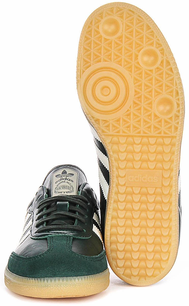 Sturdy sole Adidas Samba OG J In Dark Green For Youth