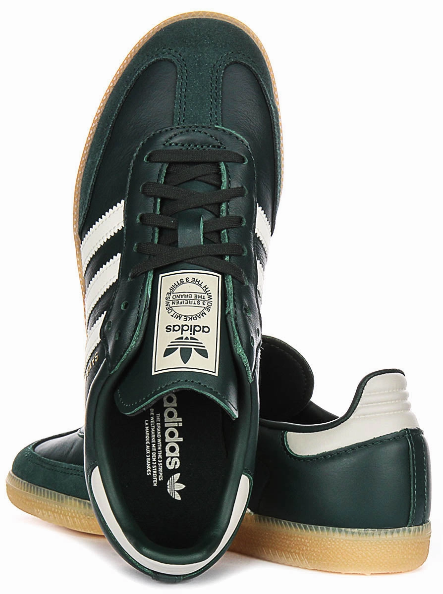 Sturdy sole Adidas Samba OG J In Dark Green For Youth