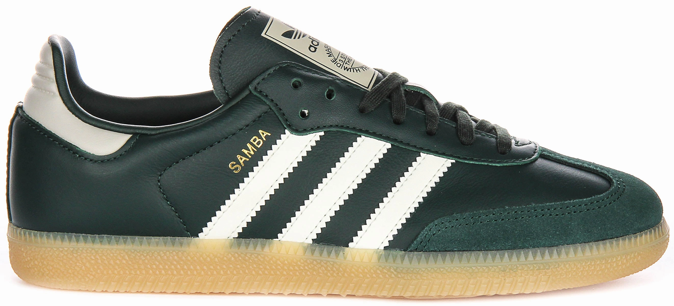 Sturdy sole Adidas Samba OG J In Dark Green For Youth