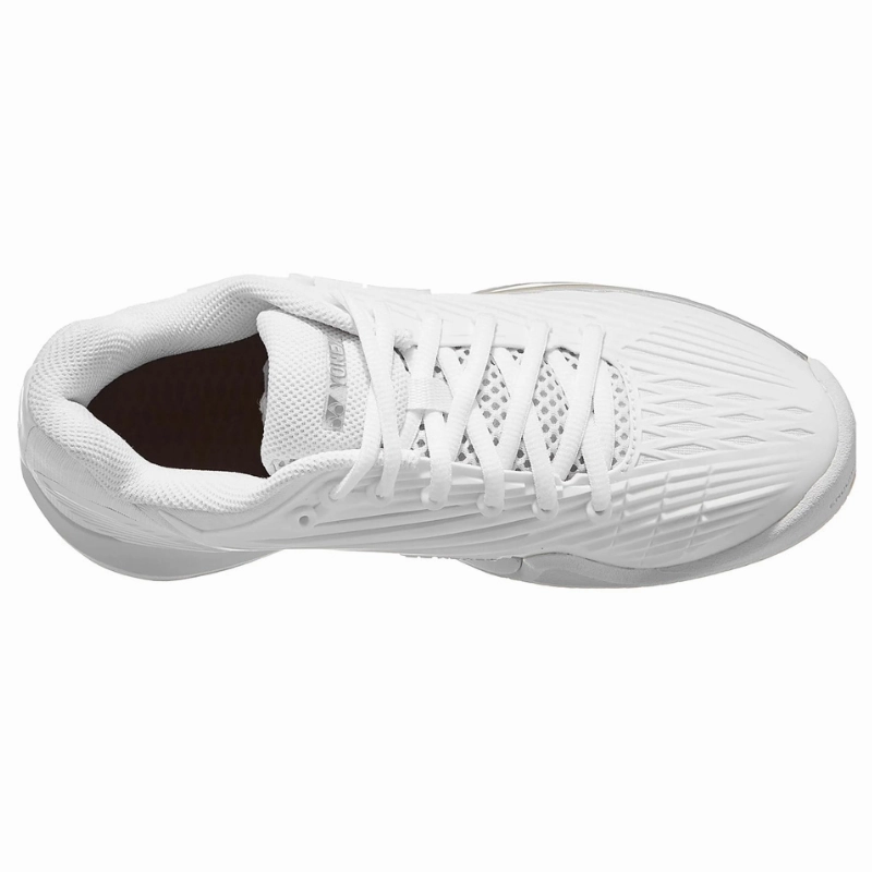 Stylish Edge Yonex 2024 Eclipsion 5 Womens All Court Tennis Shoes - White/Cyan