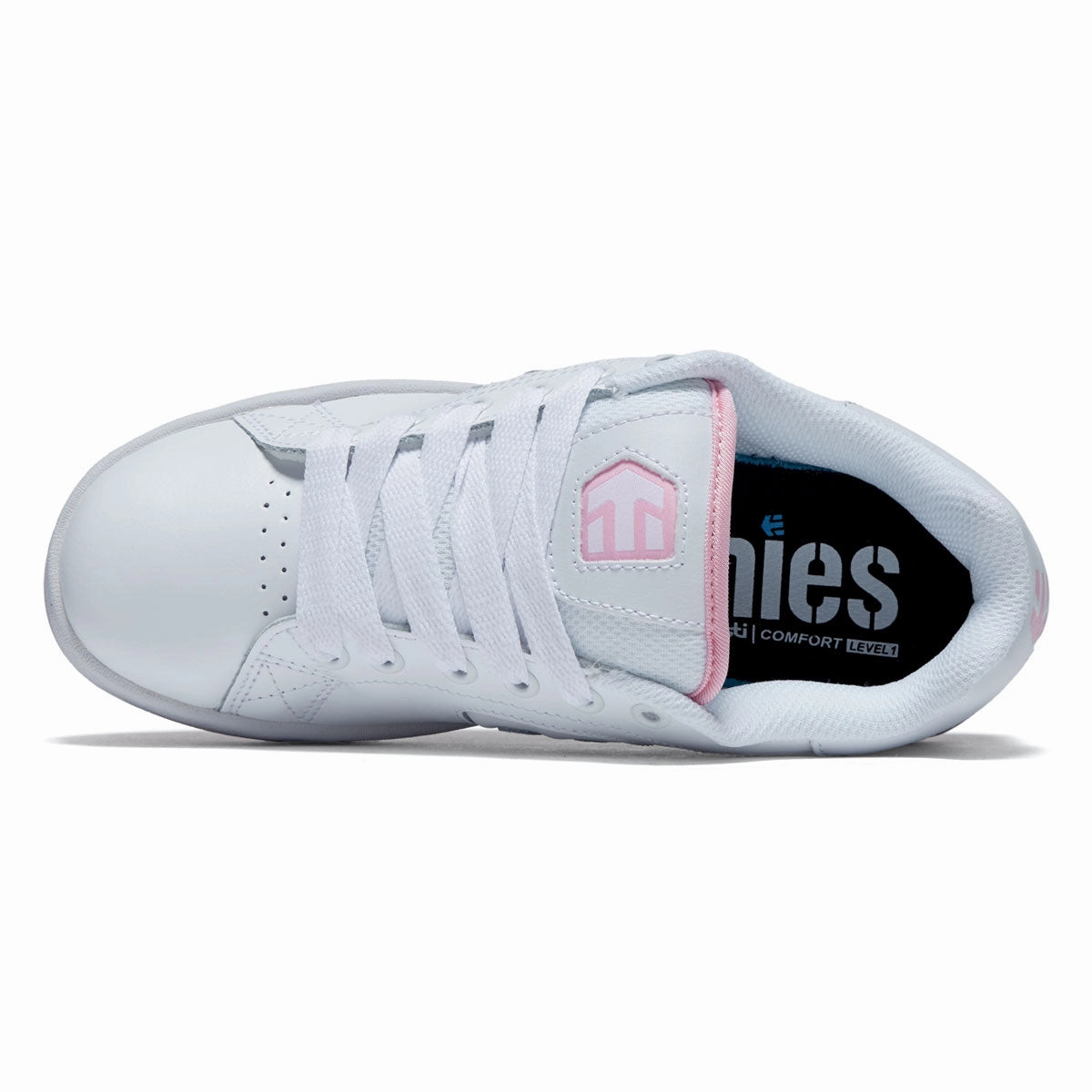 Stylish Ride Etnies Womens Callicut Shoes - White/Pink