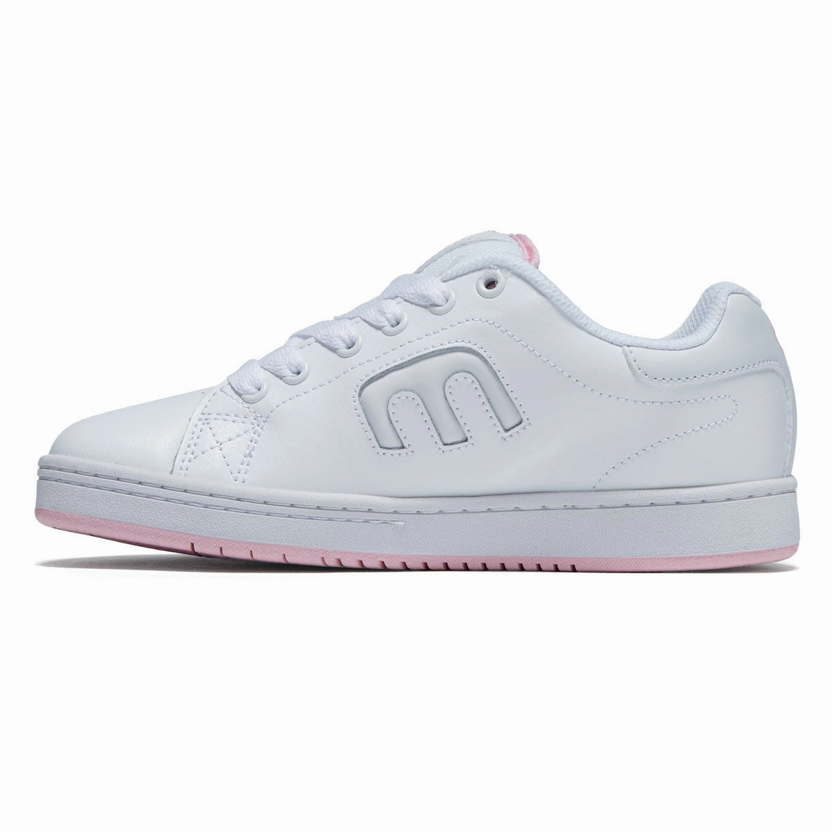 Stylish Ride Etnies Womens Callicut Shoes - White/Pink