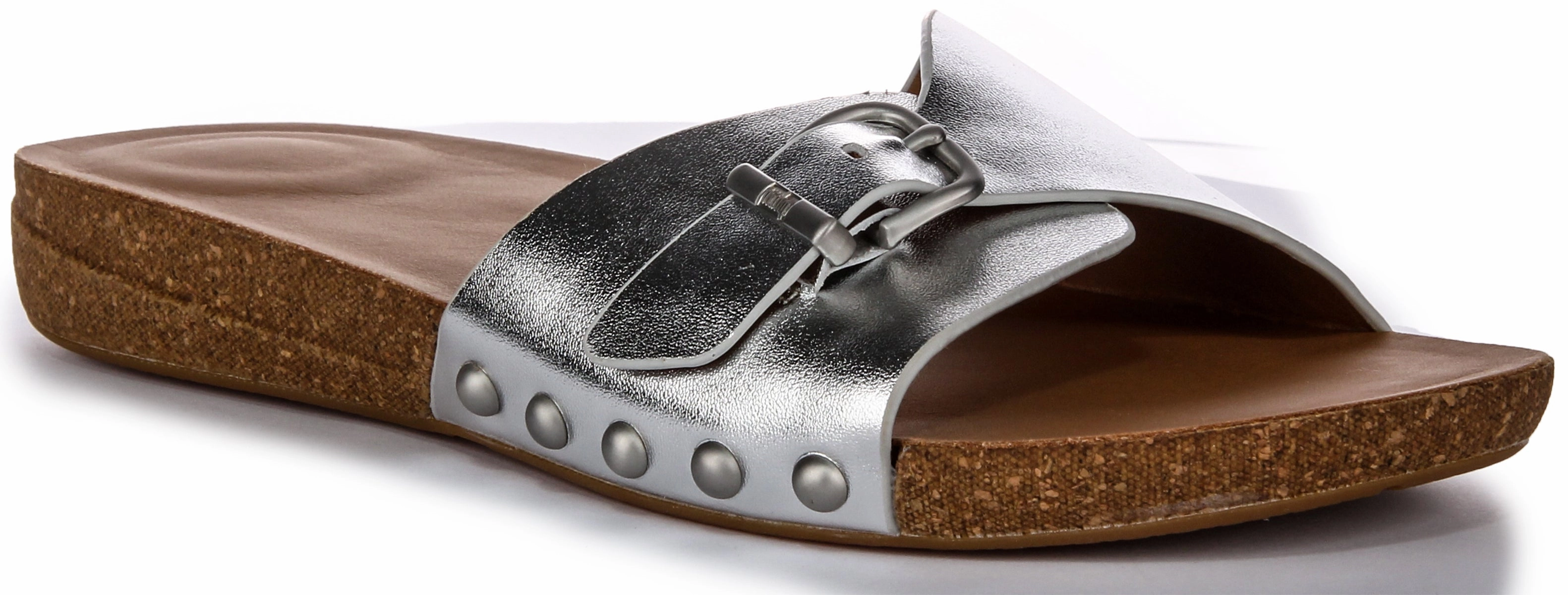 Fitflop Iqushion Adj In Silver For Women Minimalist Users Daily Holiday Outfit