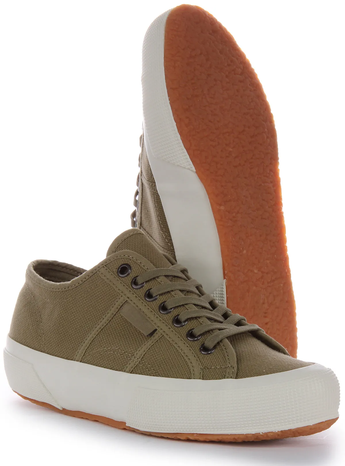 Superga 2706 Og In Olive Green For Unisex Lightweight Design