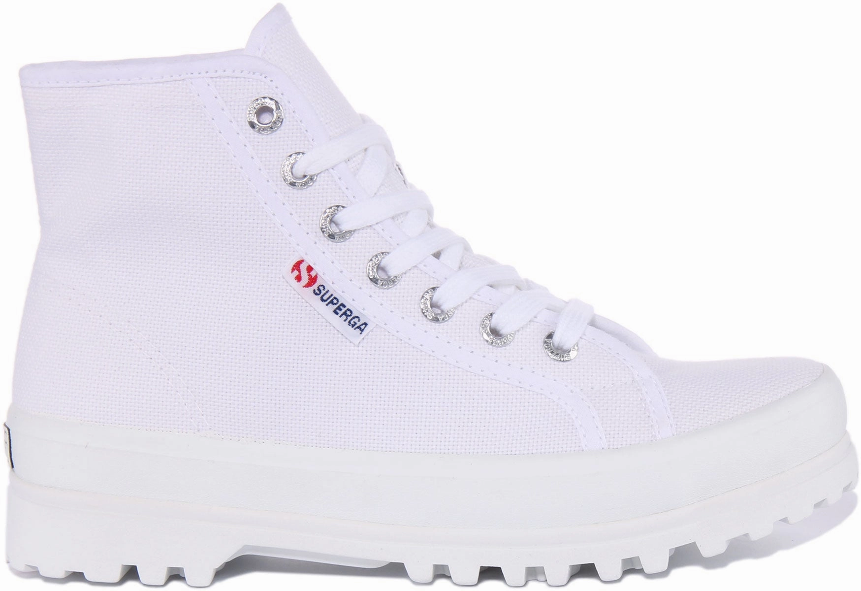 Superga 2341 Alpina In White For Women Streamlined Build