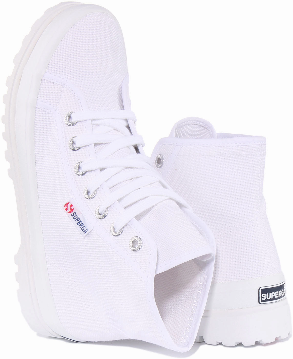 Superga 2341 Alpina In White For Women Streamlined Build