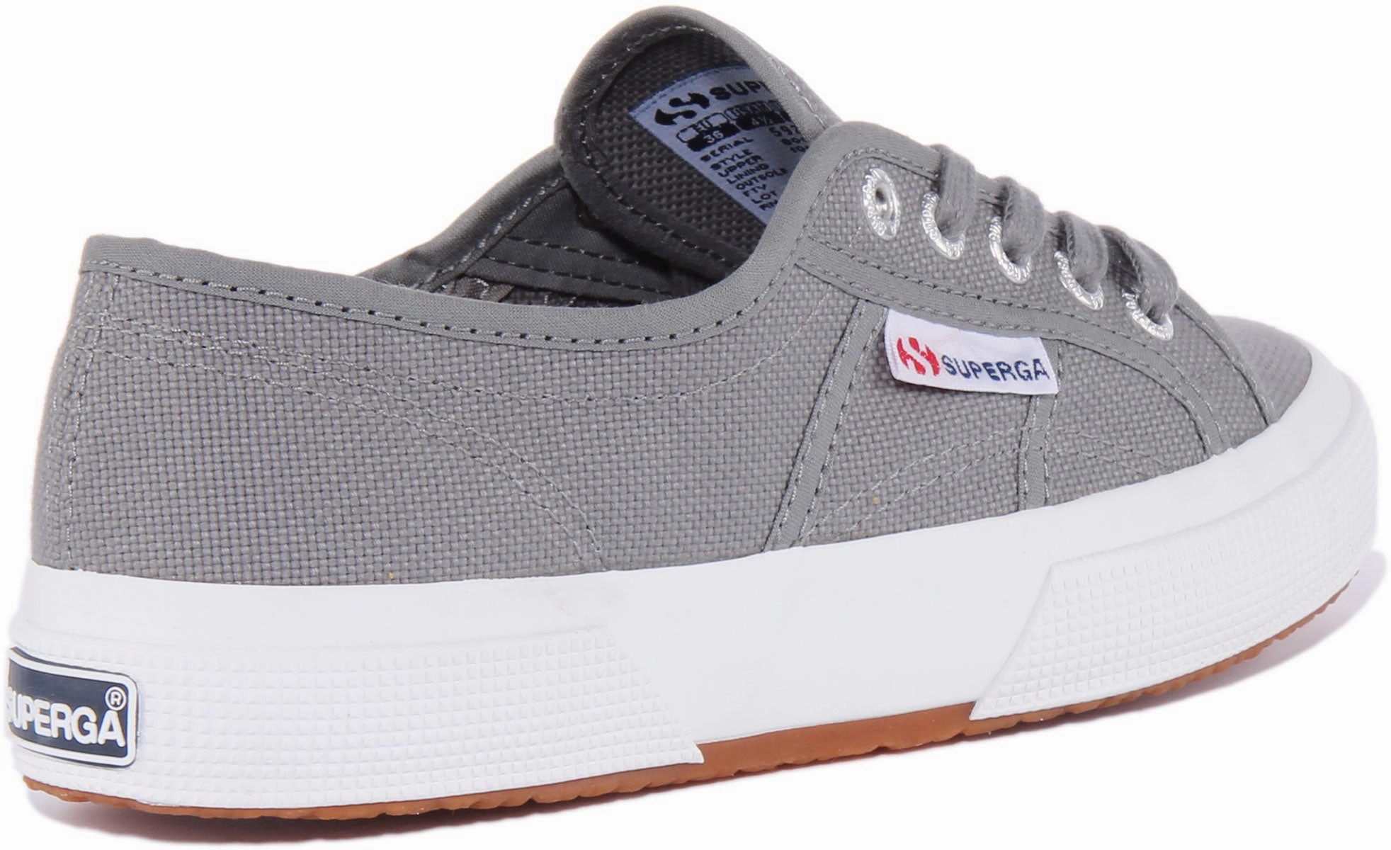 Superga 2750 Cotu In Grey Motion Grip