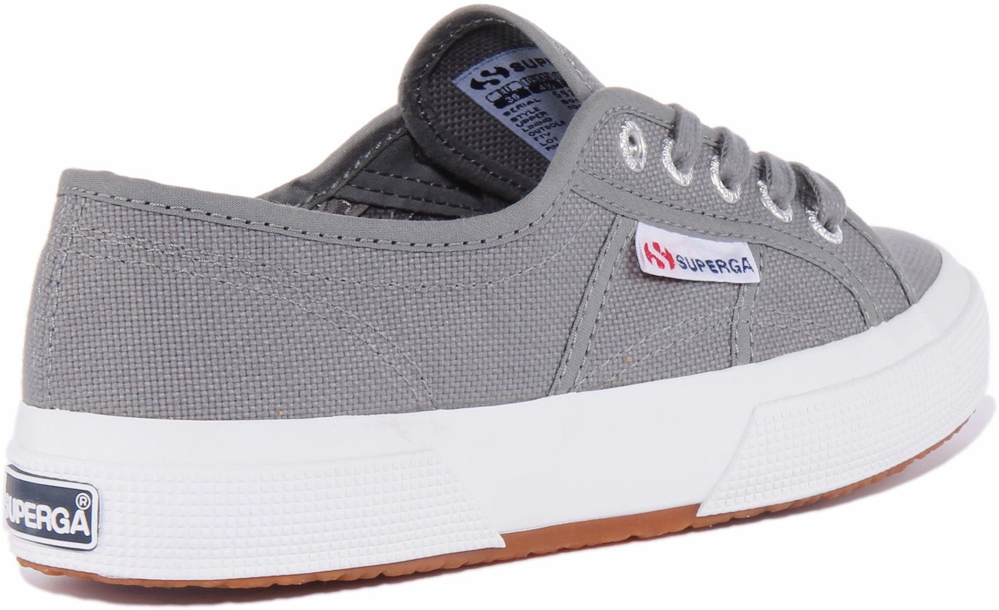 Superga 2750 Cotu In Grey Motion Grip