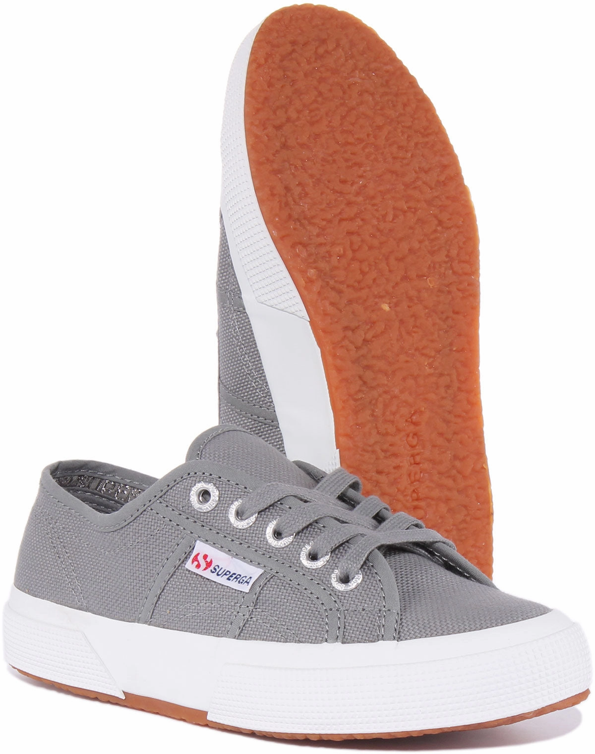 Superga 2750 Cotu In Grey Motion Grip