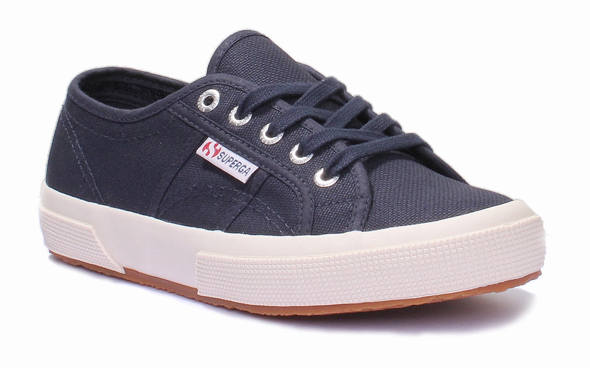Superga 2750 Cotu In Navy Grip Traction Daily Motion