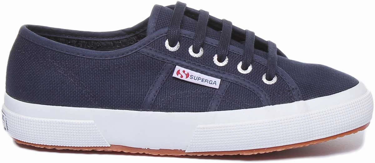 Superga 2750 Cotu In Navy White Glide Comfort