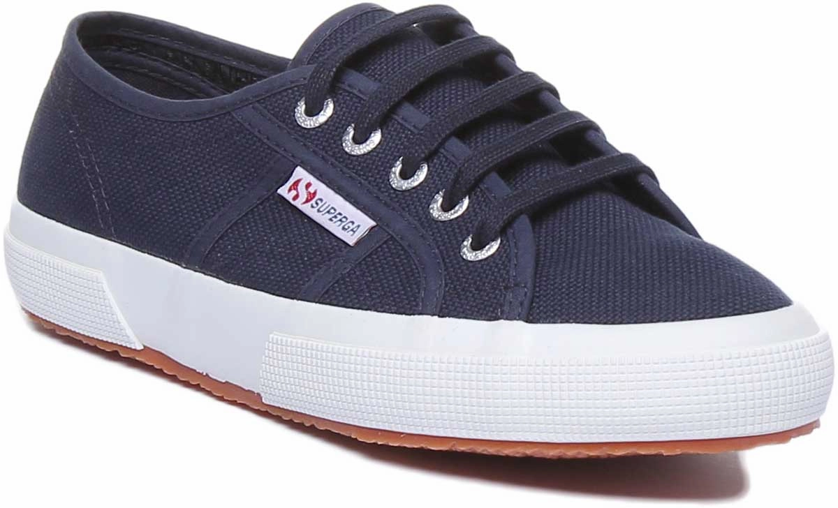 Superga 2750 Cotu In Navy White Agile Build Workout Ready