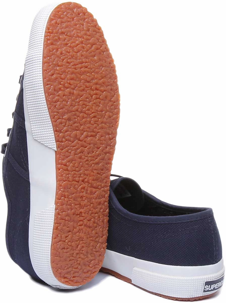 Superga 2750 Cotu In Navy White Glide Comfort