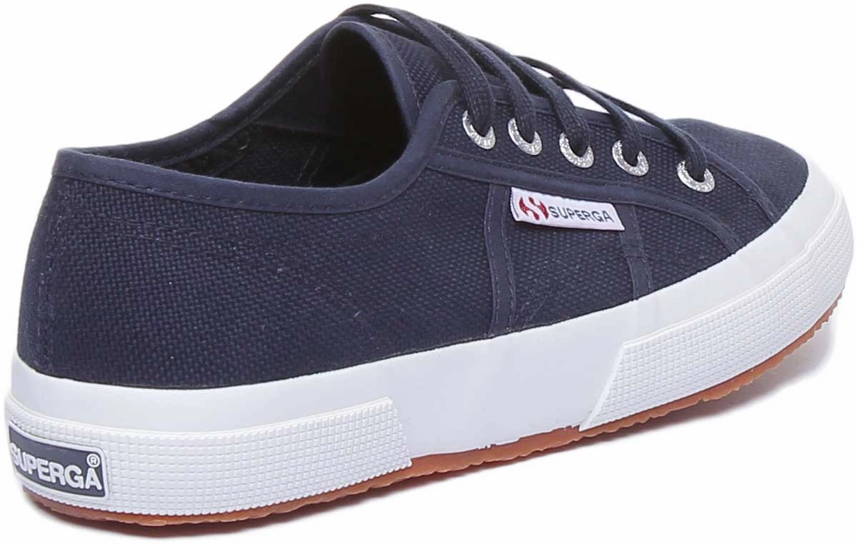 Superga 2750 Cotu In Navy White Glide Comfort