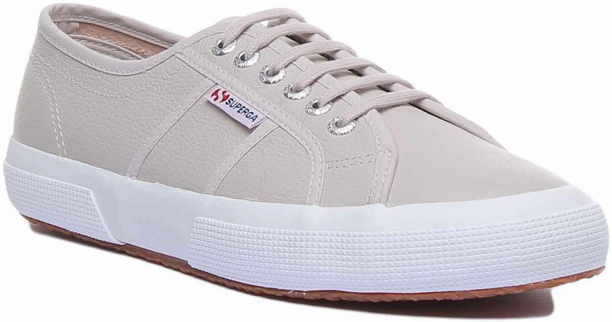 Sock-like fit reduces rubbing during direction shifts Superga 2750 Efglu In Grey