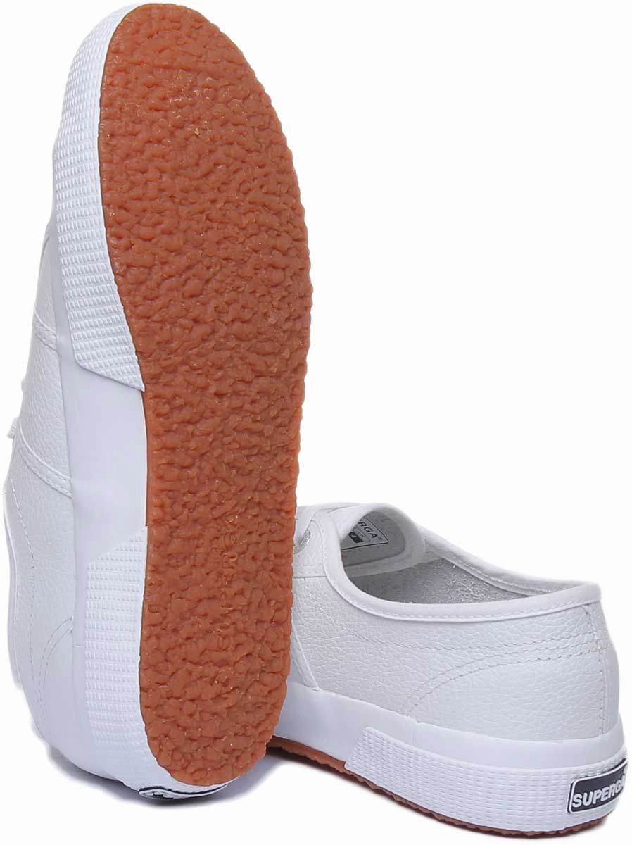 Superga 2750 Efglu In White Dual Density