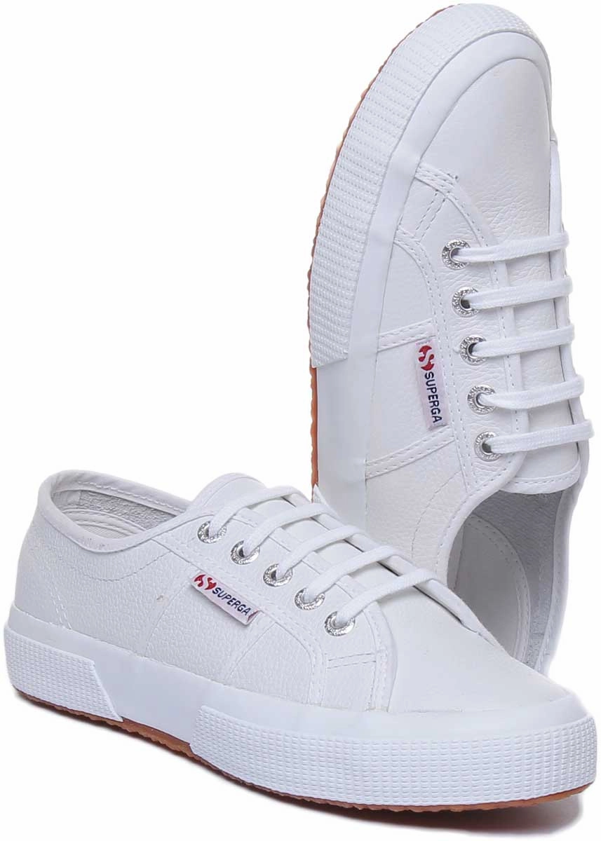 Superga 2750 Efglu In White Dual Density