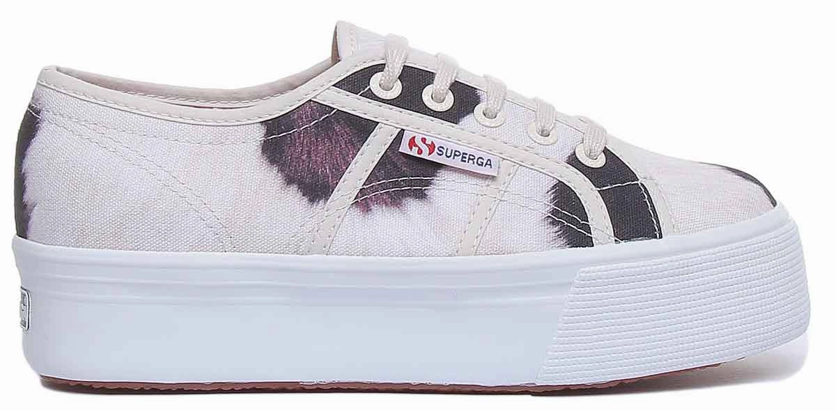 Superga 2790 Cow Print In Beige Trend Walk