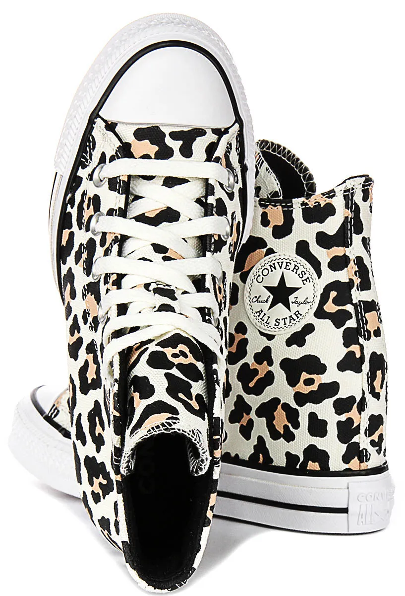 Support frame Converse Chuck Lift Wedge A14938C In Leopard For Women