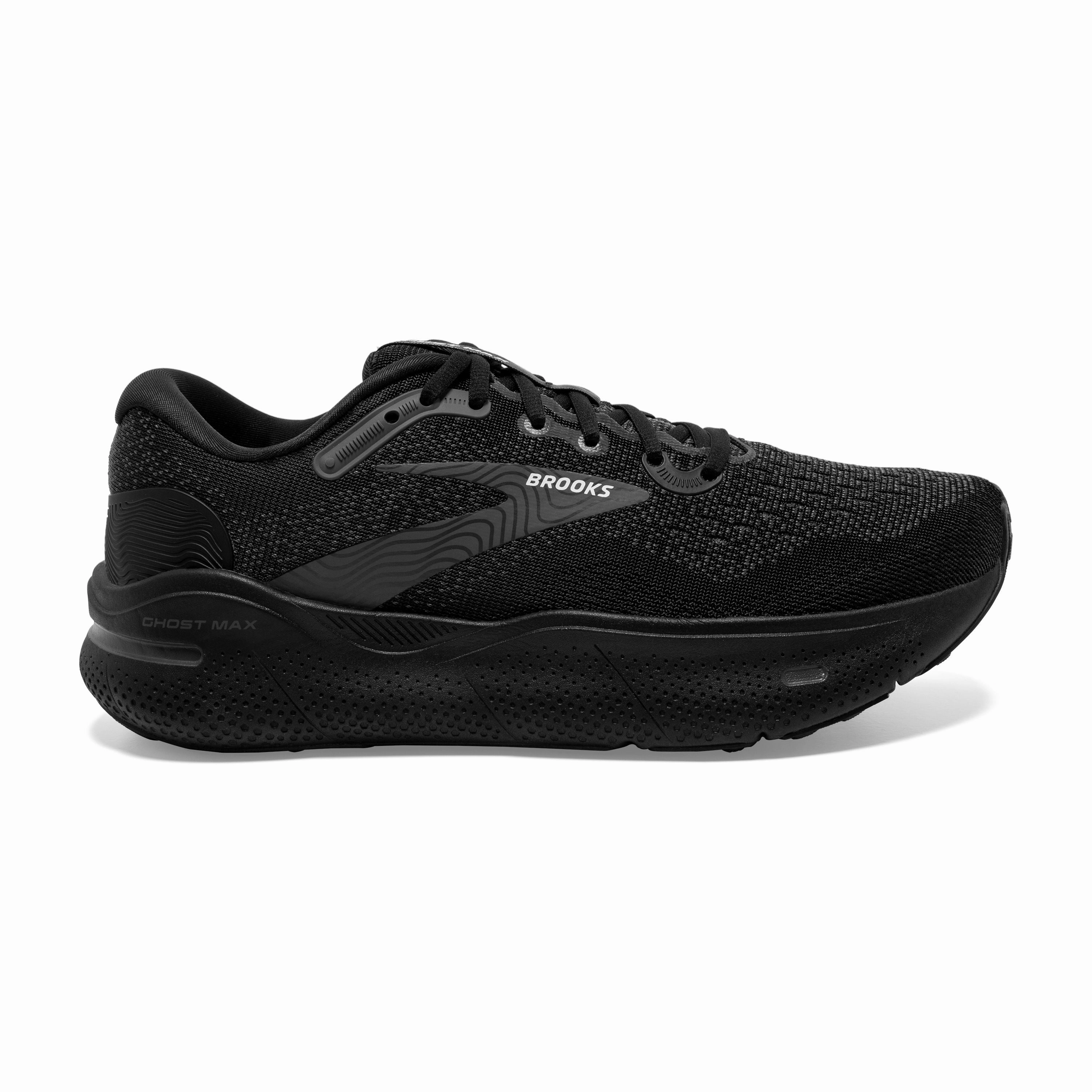 Support - centered W Brooks Ghost Max Black/Black/Ebony