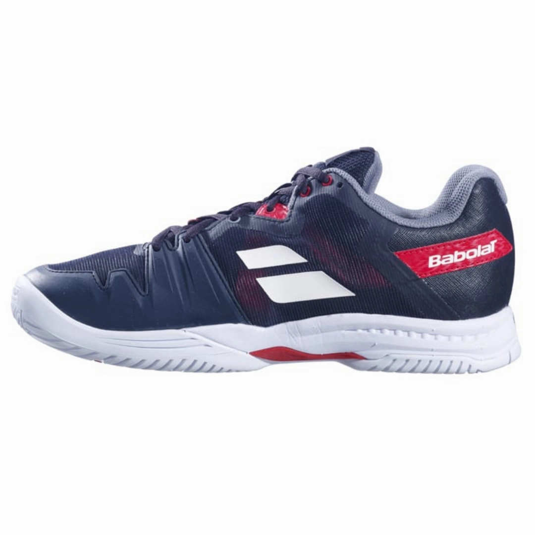 Support Move Babolat SFX All Court Men Tennis Shoes - Black/Poppy Red