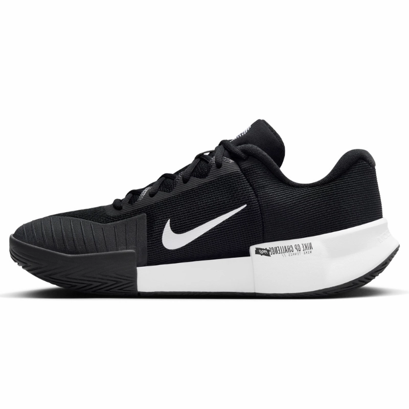 Support Move Nike GP Challenge Pro Men Hard Court Tennis Shoes - Black/White-Black