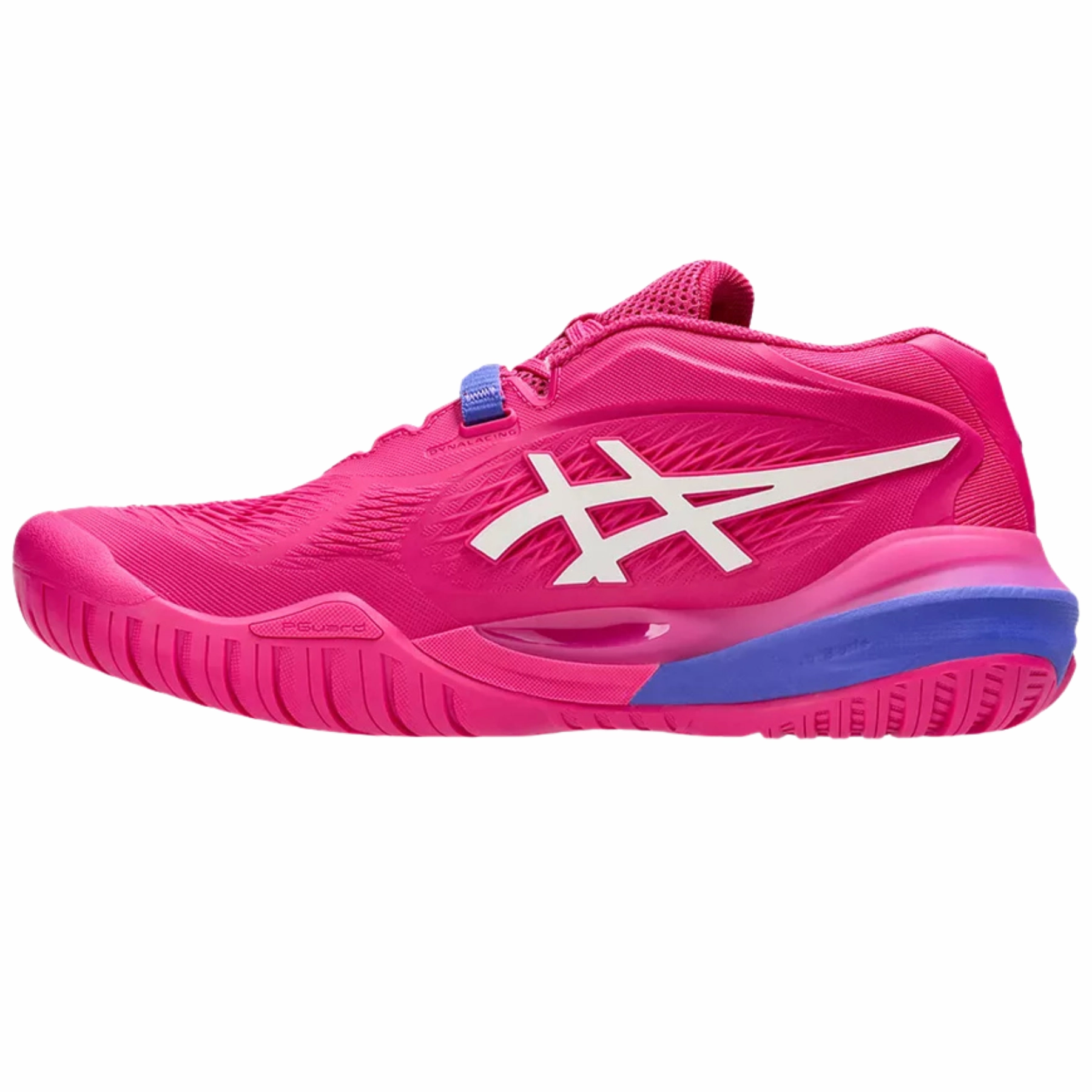 Support Pivot Asics Gel Resolution X Hard Court Womens Tennis Shoes - Bright Rose/Cream