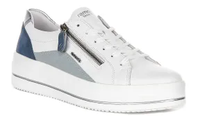 Indoor Gym Remonte D1C01-84 In White Blue For Women