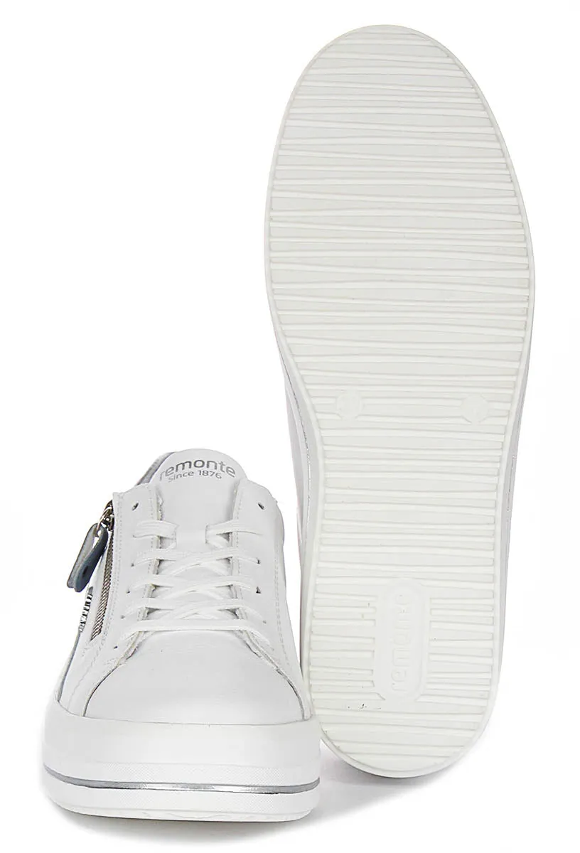 Supportive Base Remonte D1C01-84 In White Blue For Women