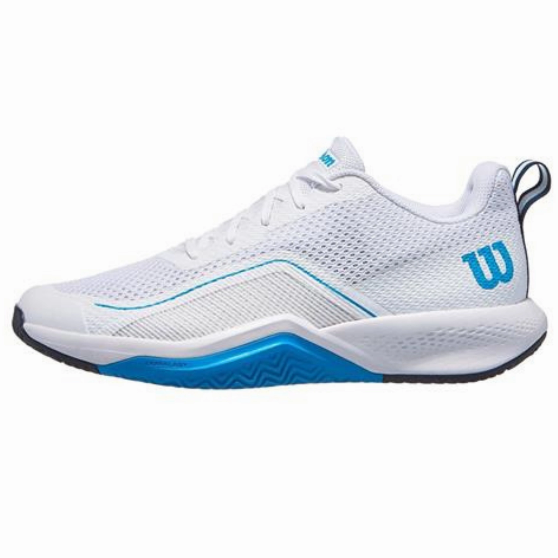 Supportive Base Wilson Rush Pro Lite Oz Mens Tennis Shoes - White/Atomic