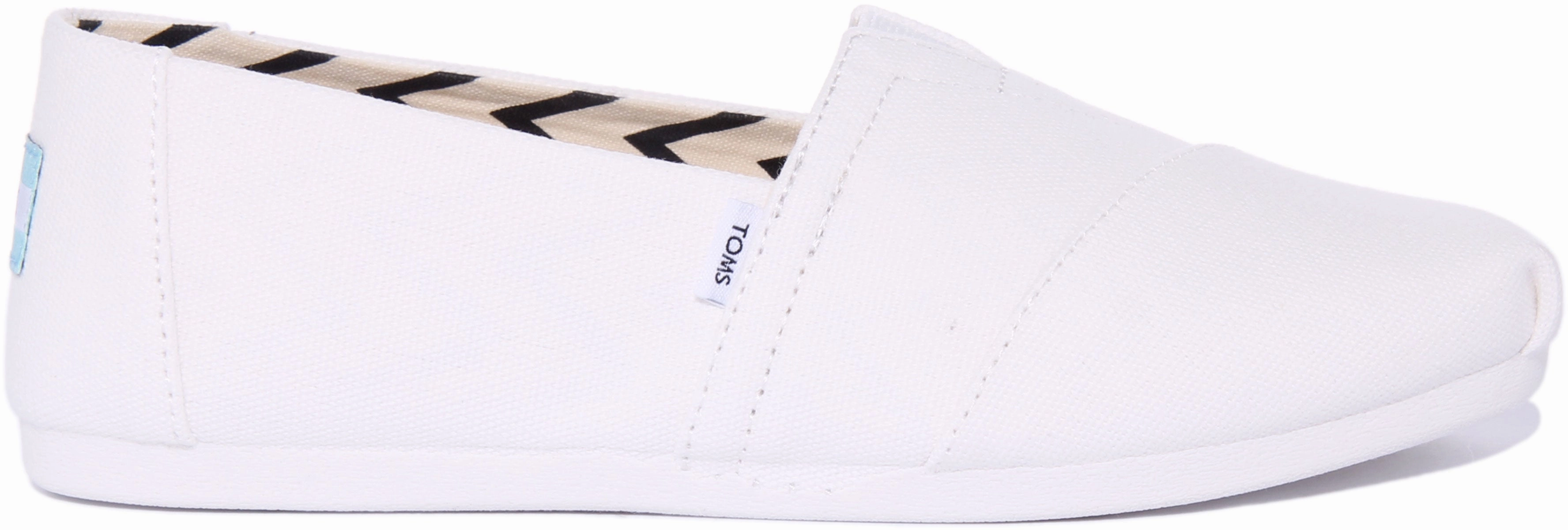 Supreme Comfort Toms Alpargata In White For Women