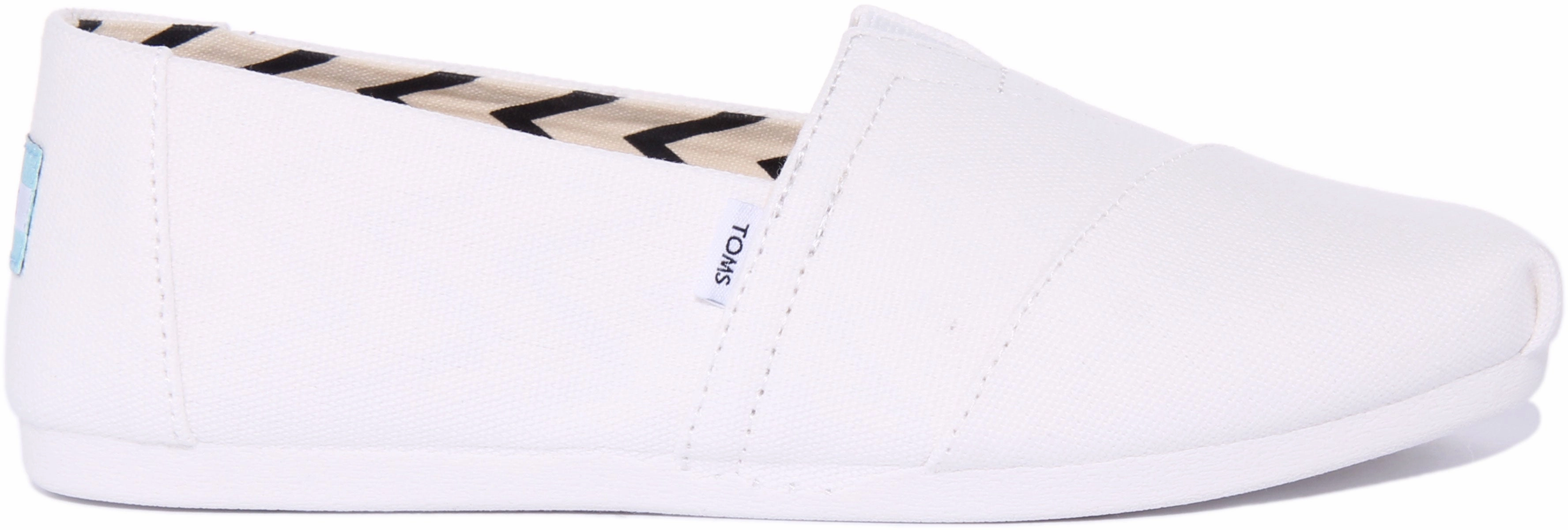 Supreme Comfort Toms Alpargata In White For Women