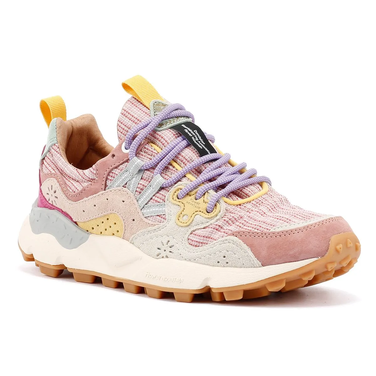 Sweat Guard Flower Mountain Yamano 3 Women's Pink Trainers