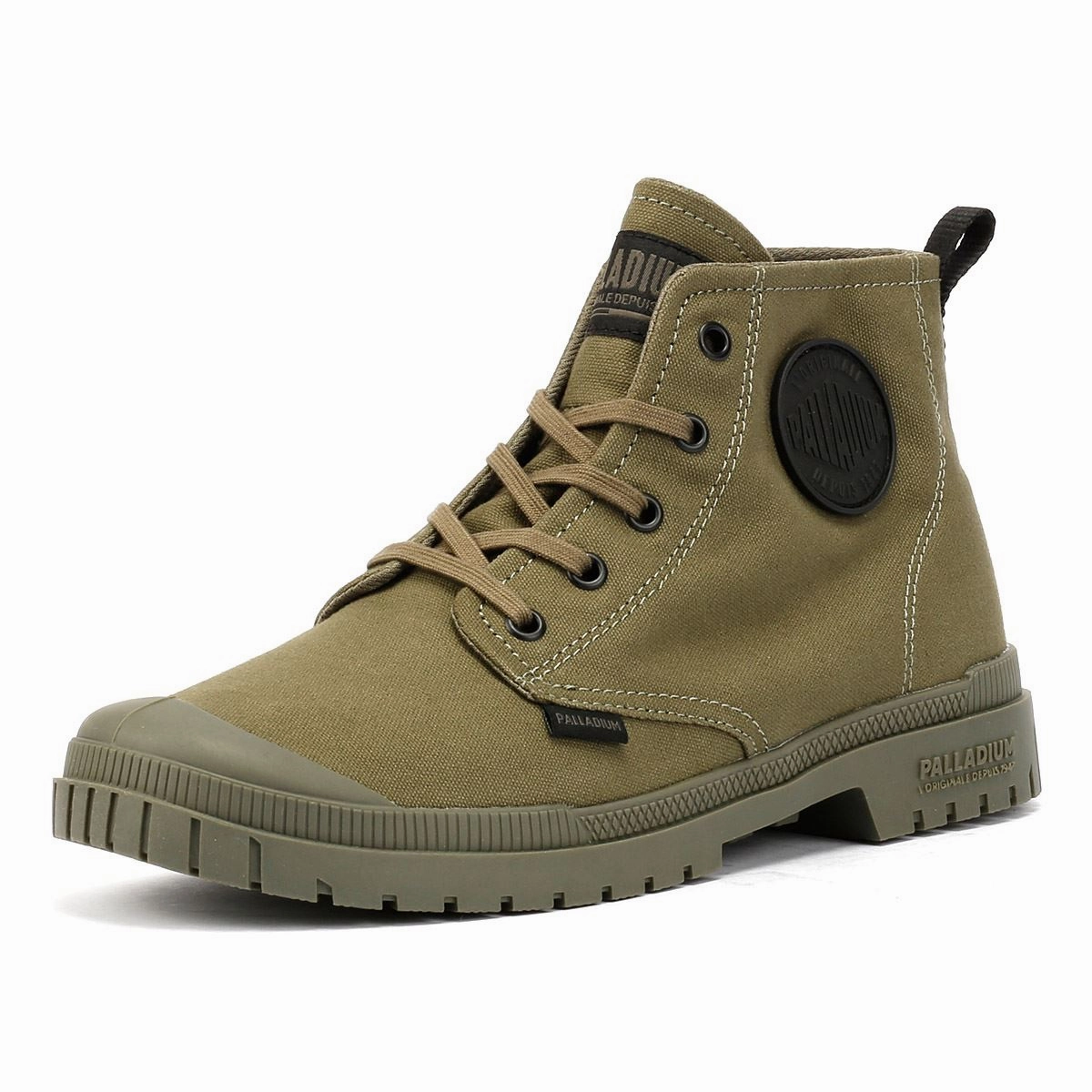 Sweat Proof Palladium SP20 Hi CVS Canvas Olive Night Boots