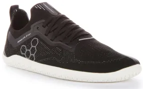 Reinforced Outsole curvature encourages natural gait cycles Vivobarefoot Primus Lite Knt In Black For Women