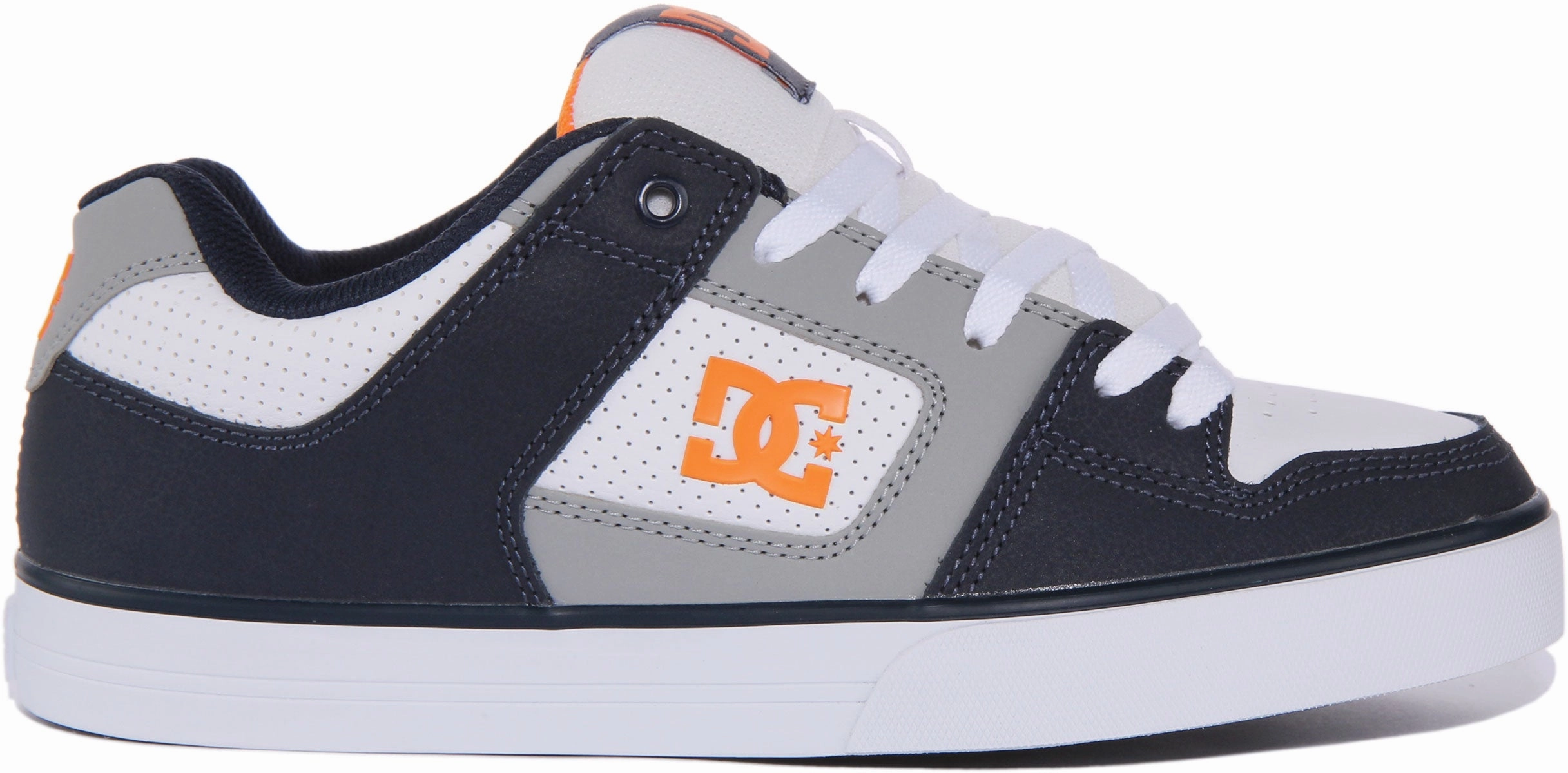 Tight Grip Dc Shoes Pure In White Navy For Men