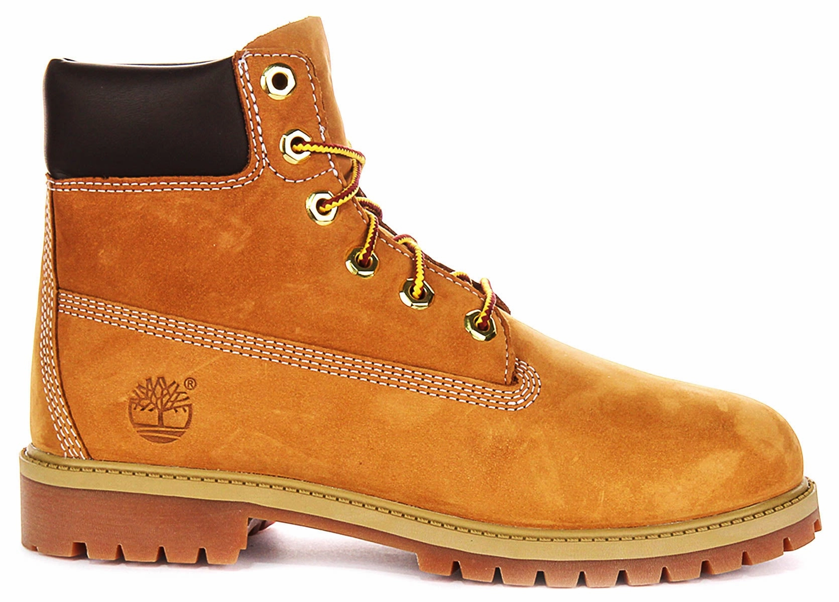 Timberland 12909 6inch Waterproof Boot In Wheat For Junior Trail Control Boots