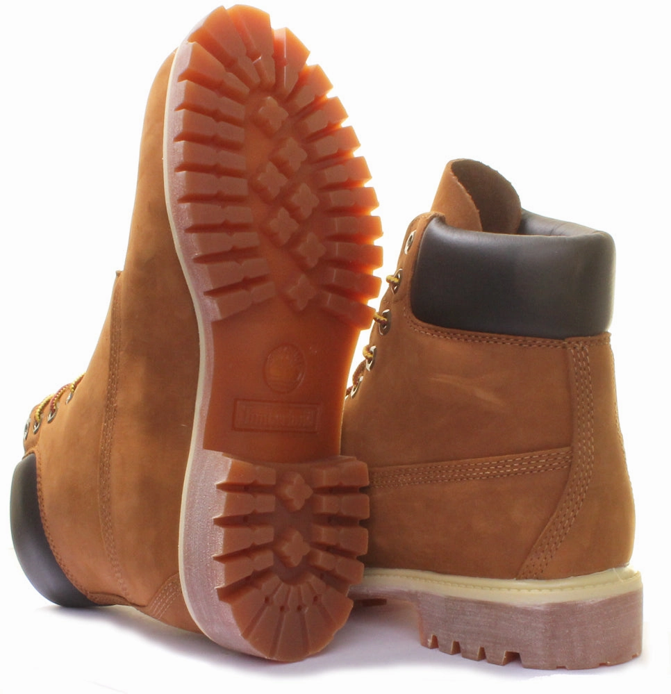 Timberland 6 Inch Ankle Boots In Rust For Rust Air Tech