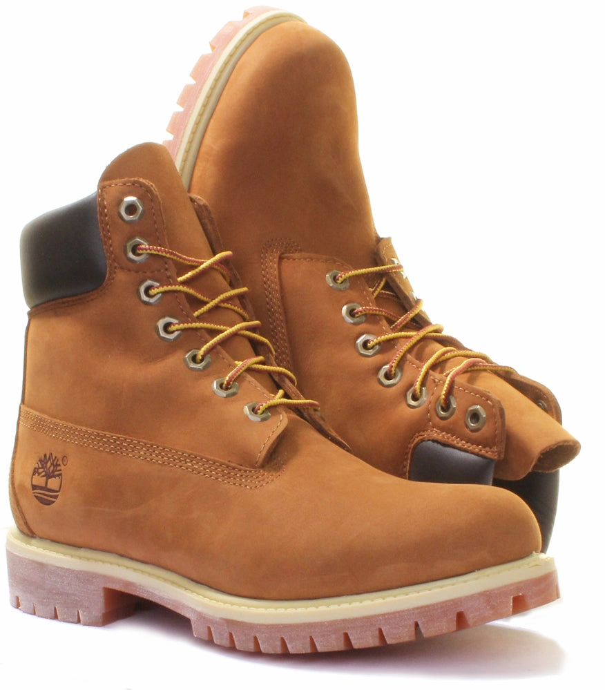 Timberland 6 Inch Ankle Boots In Rust For Rust Air Tech
