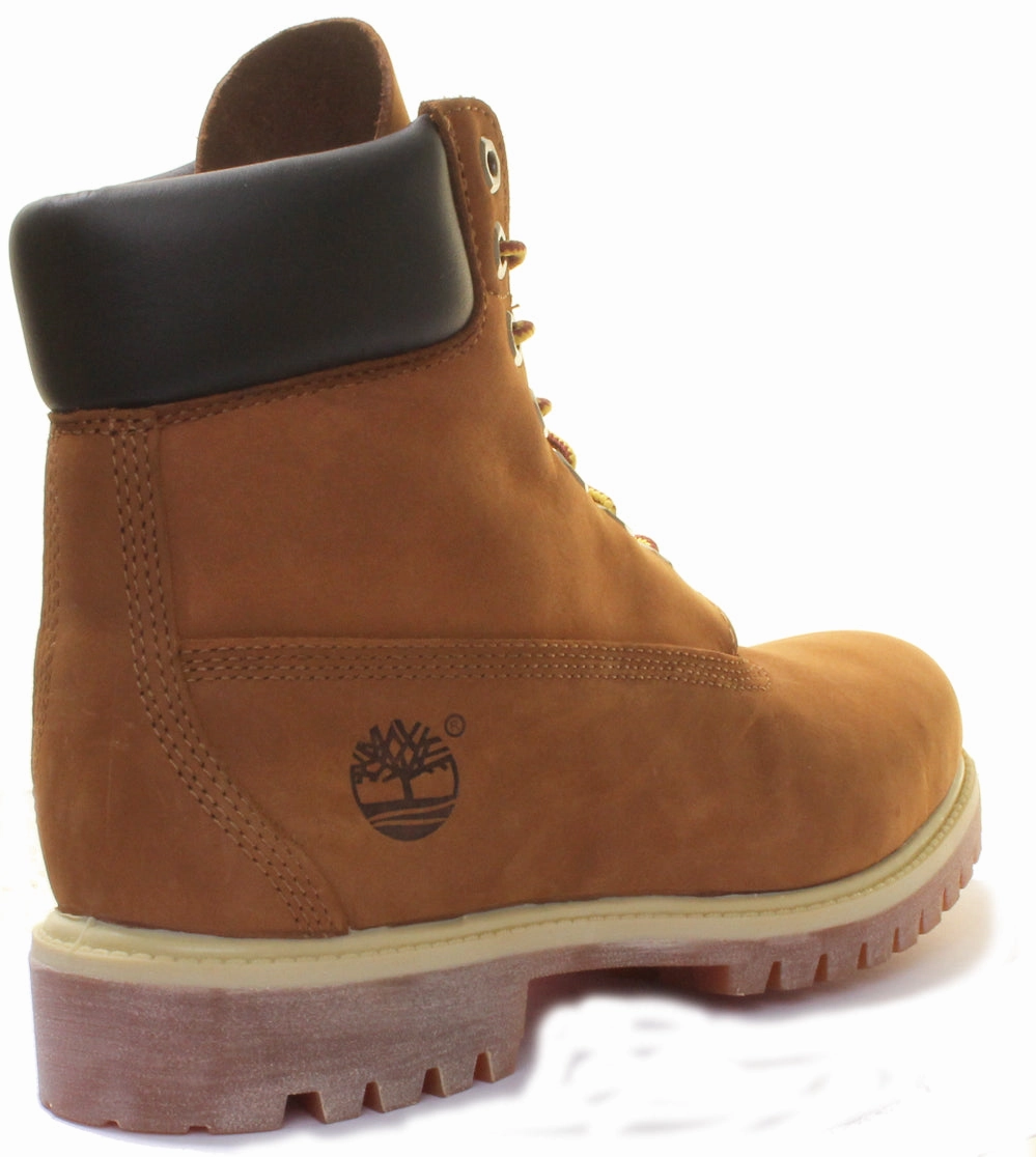 Timberland 6 Inch Ankle Boots In Rust For Rust Air Tech